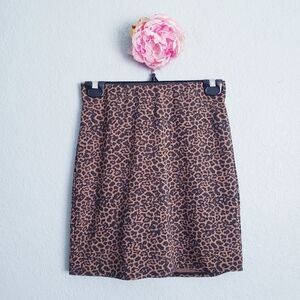 Show Me Your Mumu Leopard Print Roxanne Mini Skirt